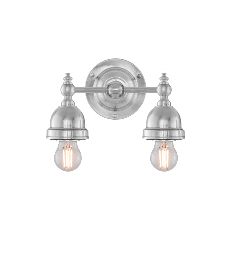 Bergman Níquel De Karlskrona lampfabrik - F&ouml;r att g&aring; in med kuloledning kompletteras med en distansplatta.