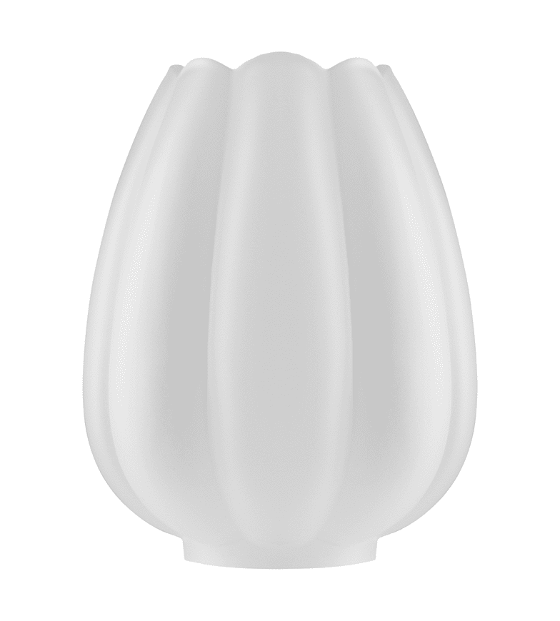Tulip Glass Shade 85 Blanco mate De Karlskrona lampfabrik - Lámpara de petróleo clásica en forma de tulipán.