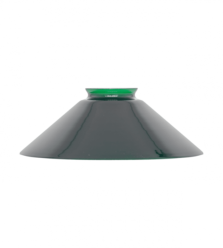 Schoolhouse Glass Shade 60/200 Verde De Karlskrona lampfabrik - Una clásica "empresa de zapatero" cuya forma se ha mantenido inalterada desde la aparición de las primeras lámparas colgantes electrificadas con cables.