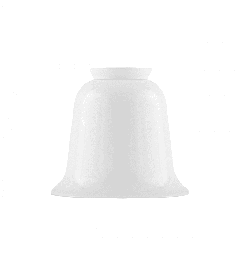 Bell-Shaped Glass Shade 60/130 Blanco De Karlskrona lampfabrik - 