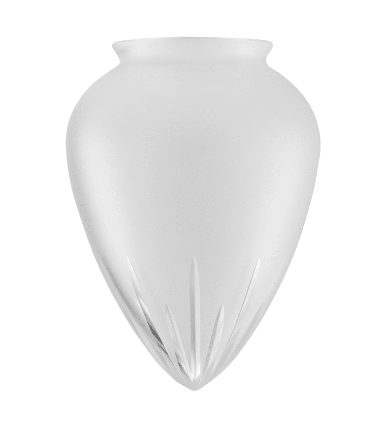 Teardrop Glass Shade 80/120 Escarchado De Karlskrona lampfabrik - 