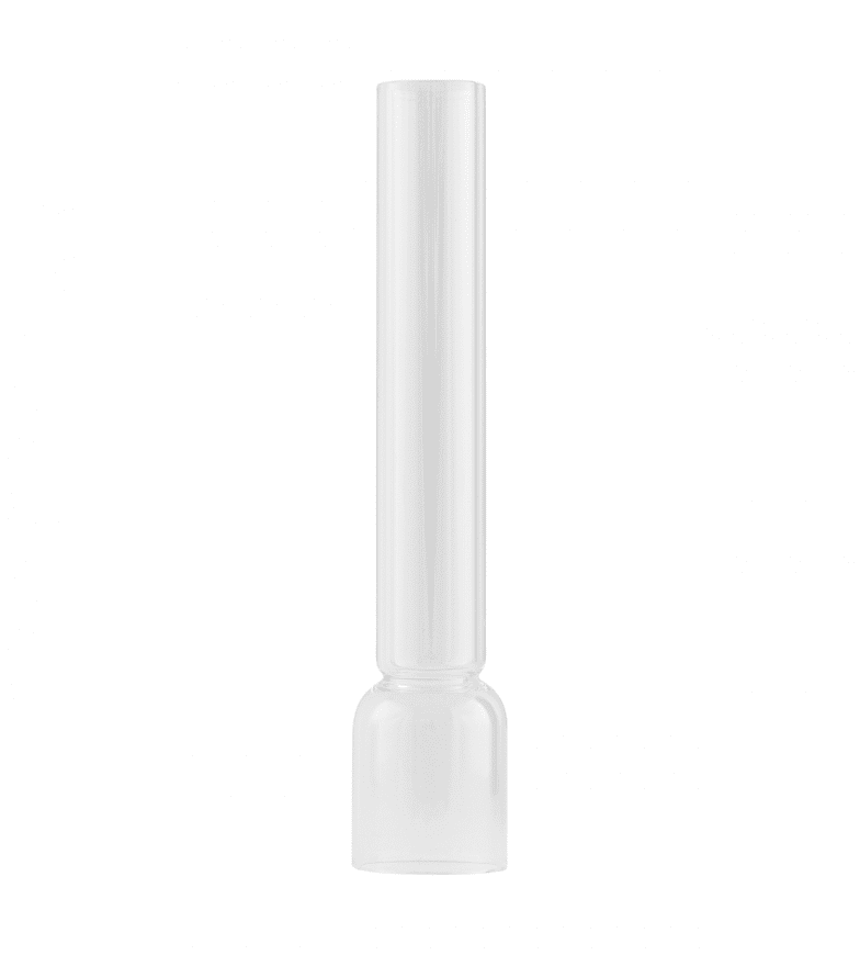 Lamp Chimney 10''' - short Transparente De Karlskrona lampfabrik - Los quemadores redondos est&aacute;n hechos de vidrio de borosilicato resistente al calor.