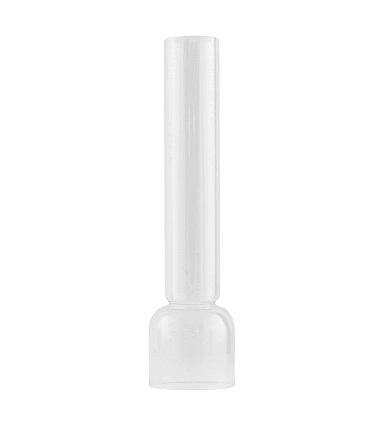 Lamp Chimney 14''' - short Transparente De Karlskrona lampfabrik - Los quemadores redondos est&aacute;n hechos de vidrio de borosilicato resistente al calor.