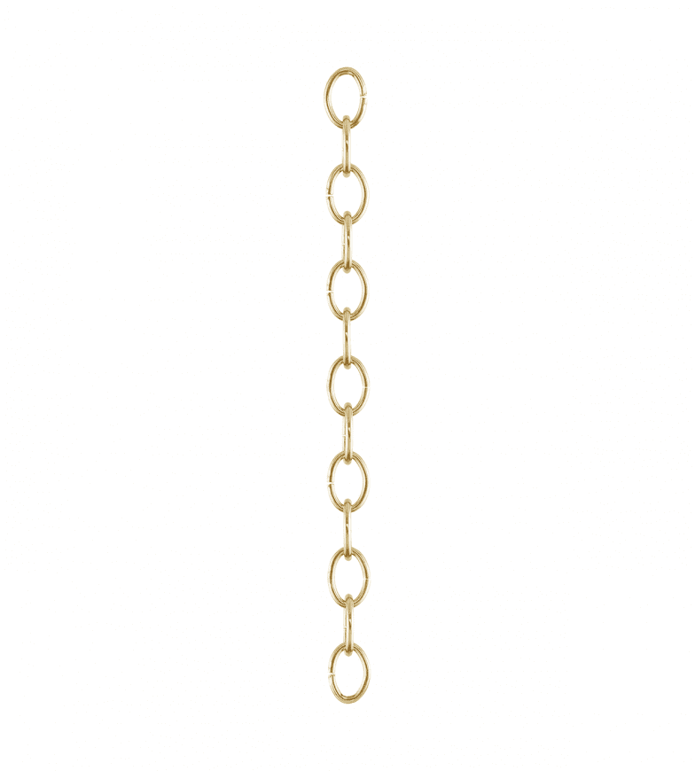 Oval Chain 10m Latón De Karlskrona lampfabrik - 