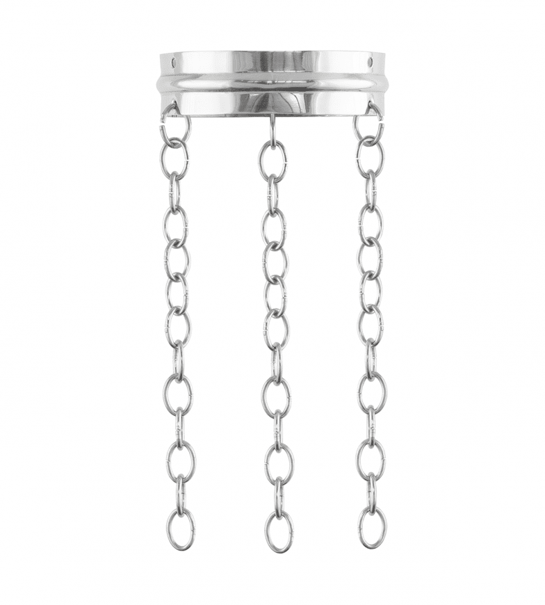 Pendant Chain Extension Níquel De Karlskrona lampfabrik - Se puede utilizar en todas las lámparas colgantes Karlskrona Lampfabrik para ampliarlas 25 cm.