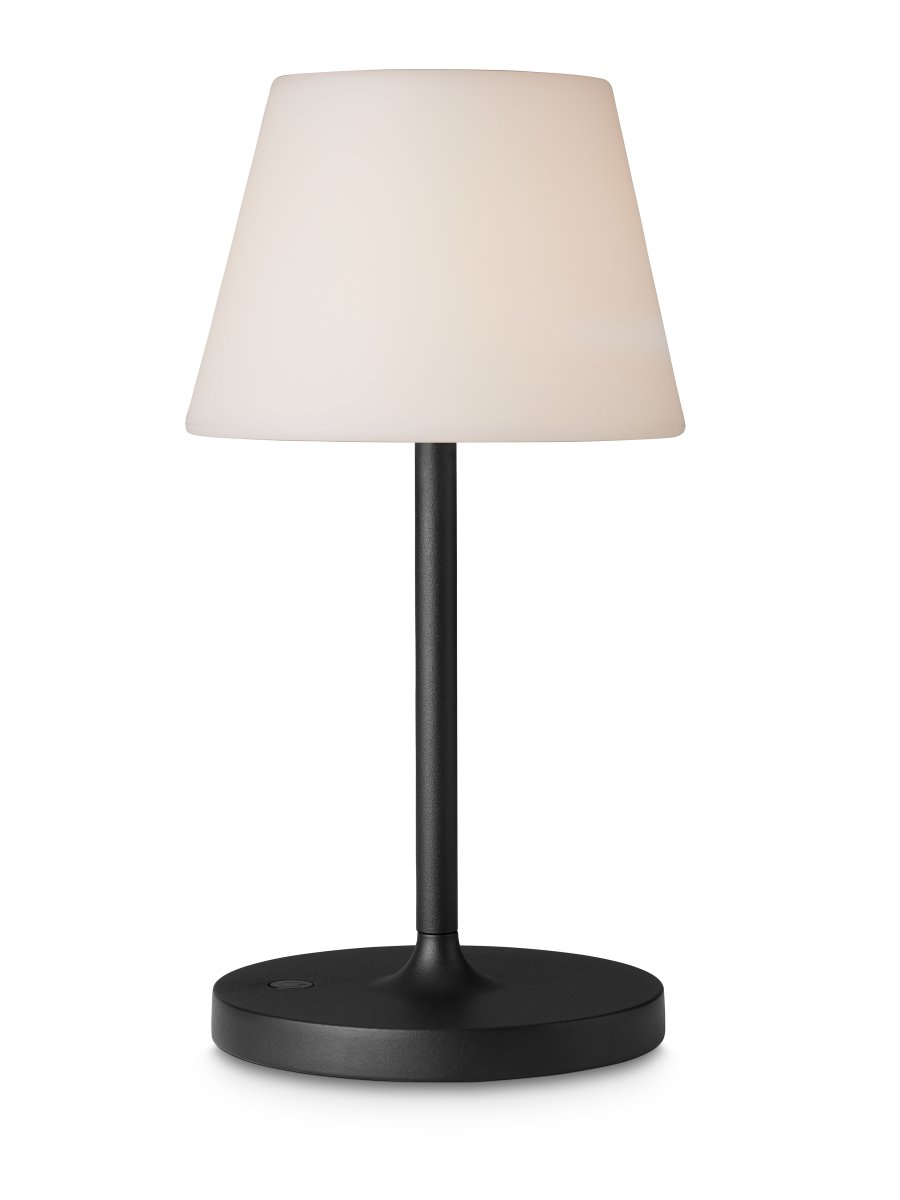 New Northern 30cm Negro portátil De Halo Design - Con su elegante dise&ntilde;o y funci&oacute;n t&aacute;ctil en la base, puedes encender y apagar la luz f&aacute;cilmente y atenuarla para crear la atm&oacute;sfera adecuada.