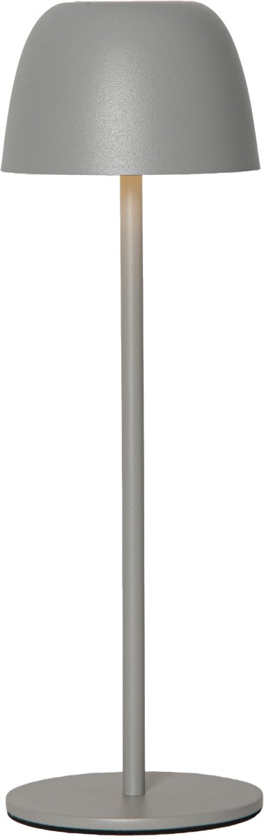 Ronda 35cm portátil De Star Trading - Elegante lámpara de mesa recargable con función de atenuación, que se ajusta manteniendo un dedo en la parte superior.