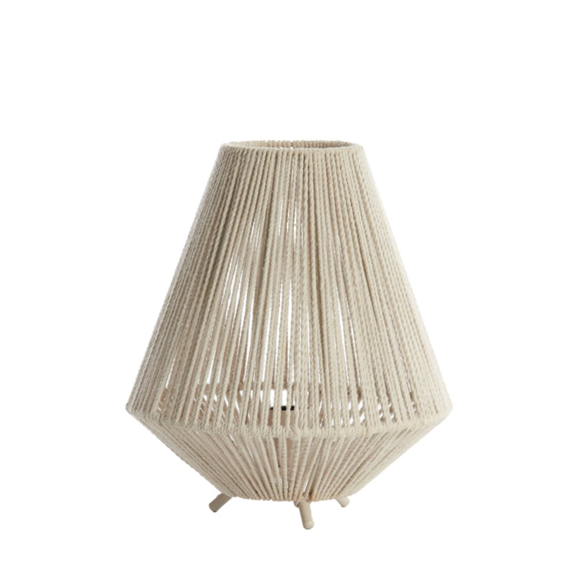 Felida 32cm Blanco cremoso lámpara de mesa De Light & Living - 