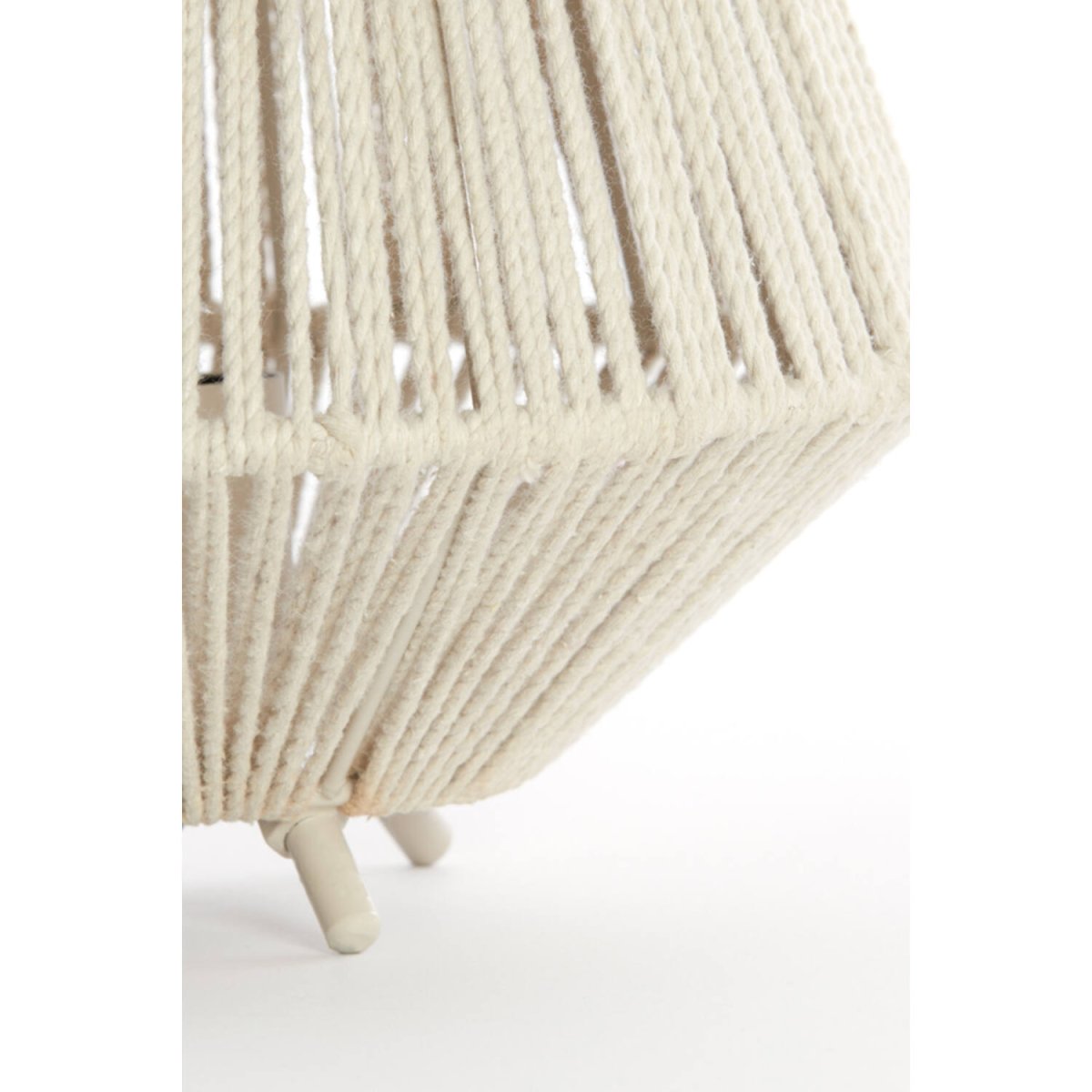 Felida 32cm Blanco cremoso lámpara de mesa De Light & Living - 