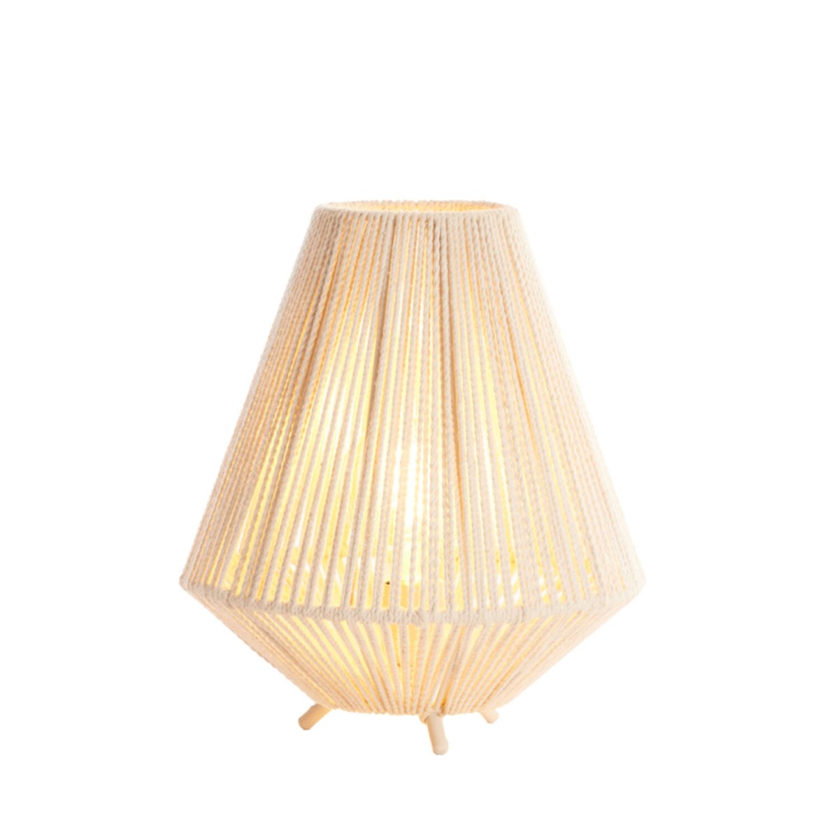 Felida 32cm Blanco cremoso lámpara de mesa De Light & Living - 