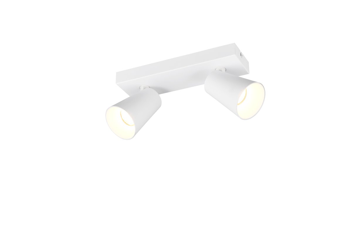 Sharp 2 Blanco foco de techo De Trio Lighting - 