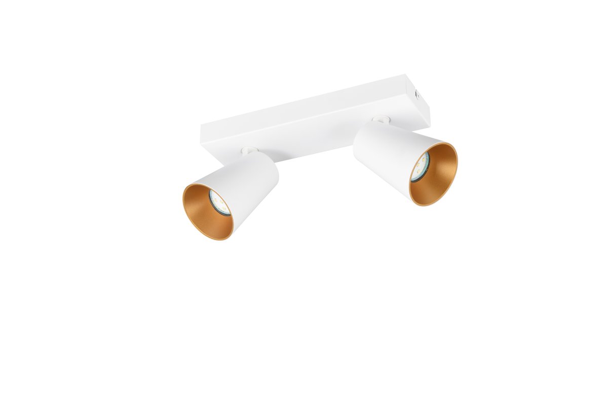 Sharp 2 Blanco foco de techo De Trio Lighting - 