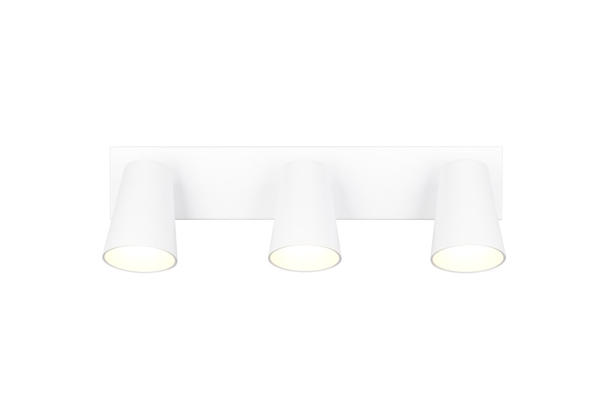 Sharp 3 Blanco foco de techo De Trio Lighting - 