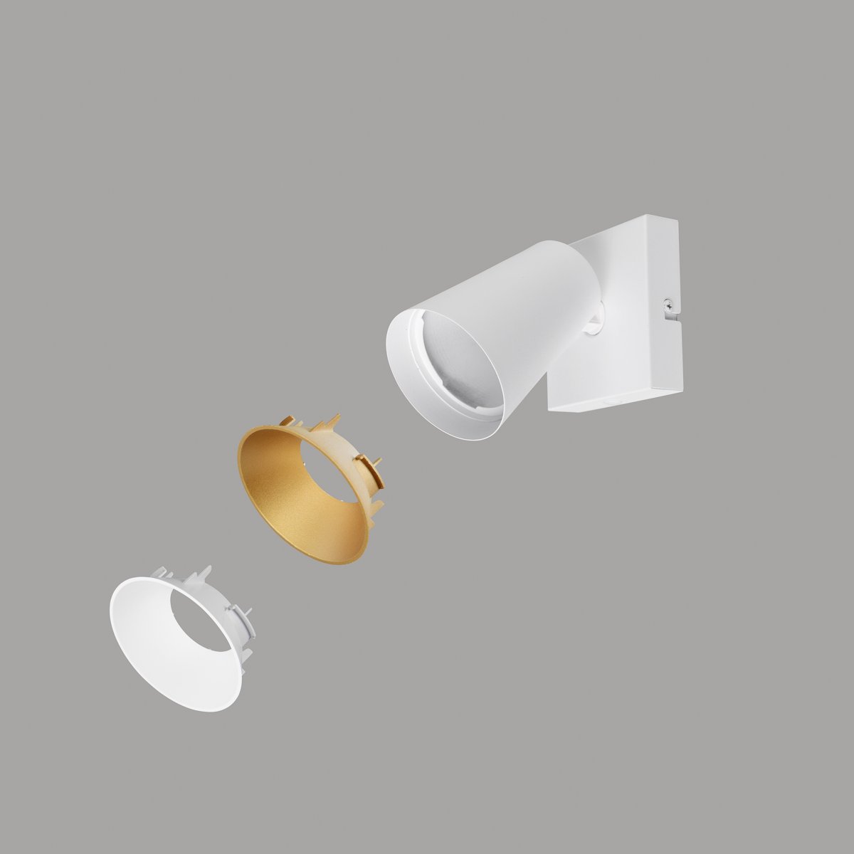 Sharp Blanco lámpara de lectura De Trio Lighting - 