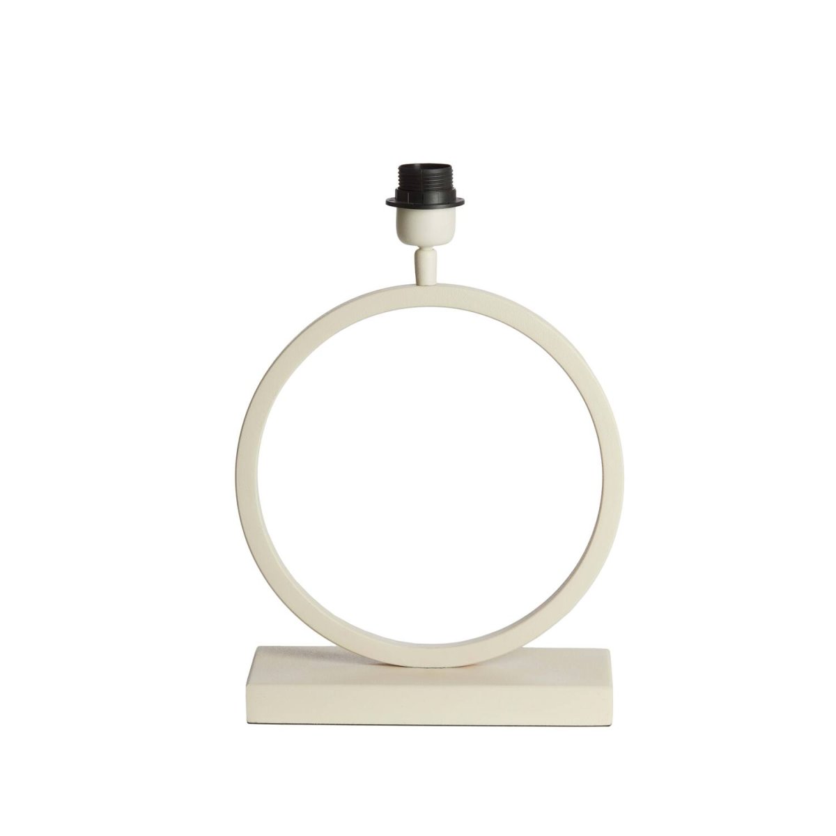 Liva 43cm Blanco cremoso base de lámpara De Light & Living - 