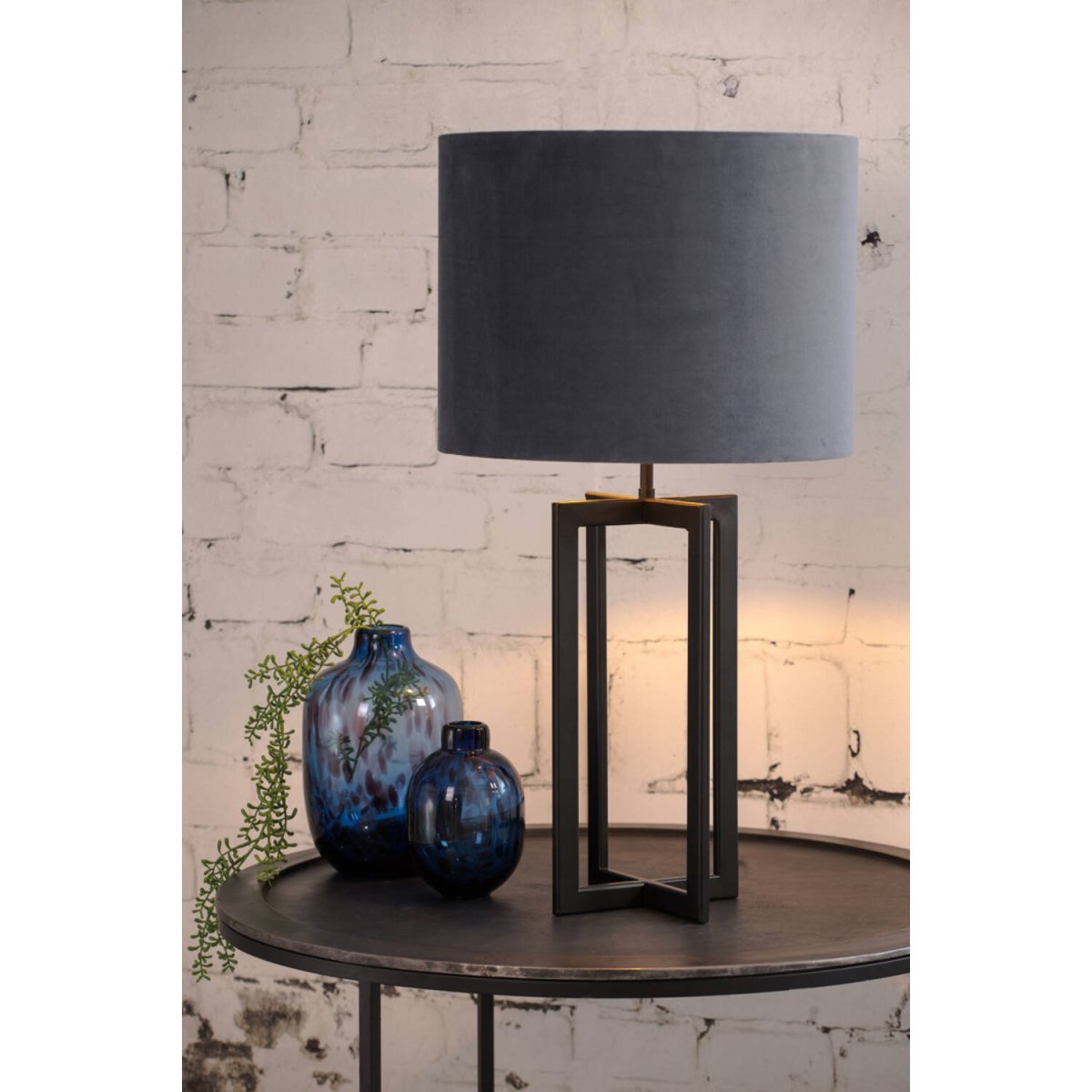 Mace 46cm Negro base de lámpara De Light & Living - 