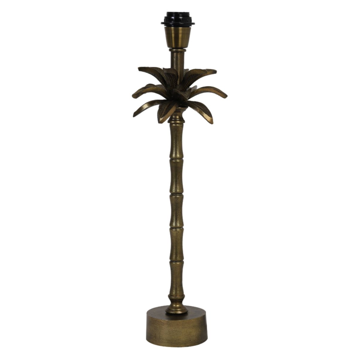 Armata 57cm Bronce base de lámpara De Light & Living - Su marco, con detalles intrincados y motivos de hojas, le da un toque elegante y divertido, ideal tanto para ambientes clásicos como modernos.