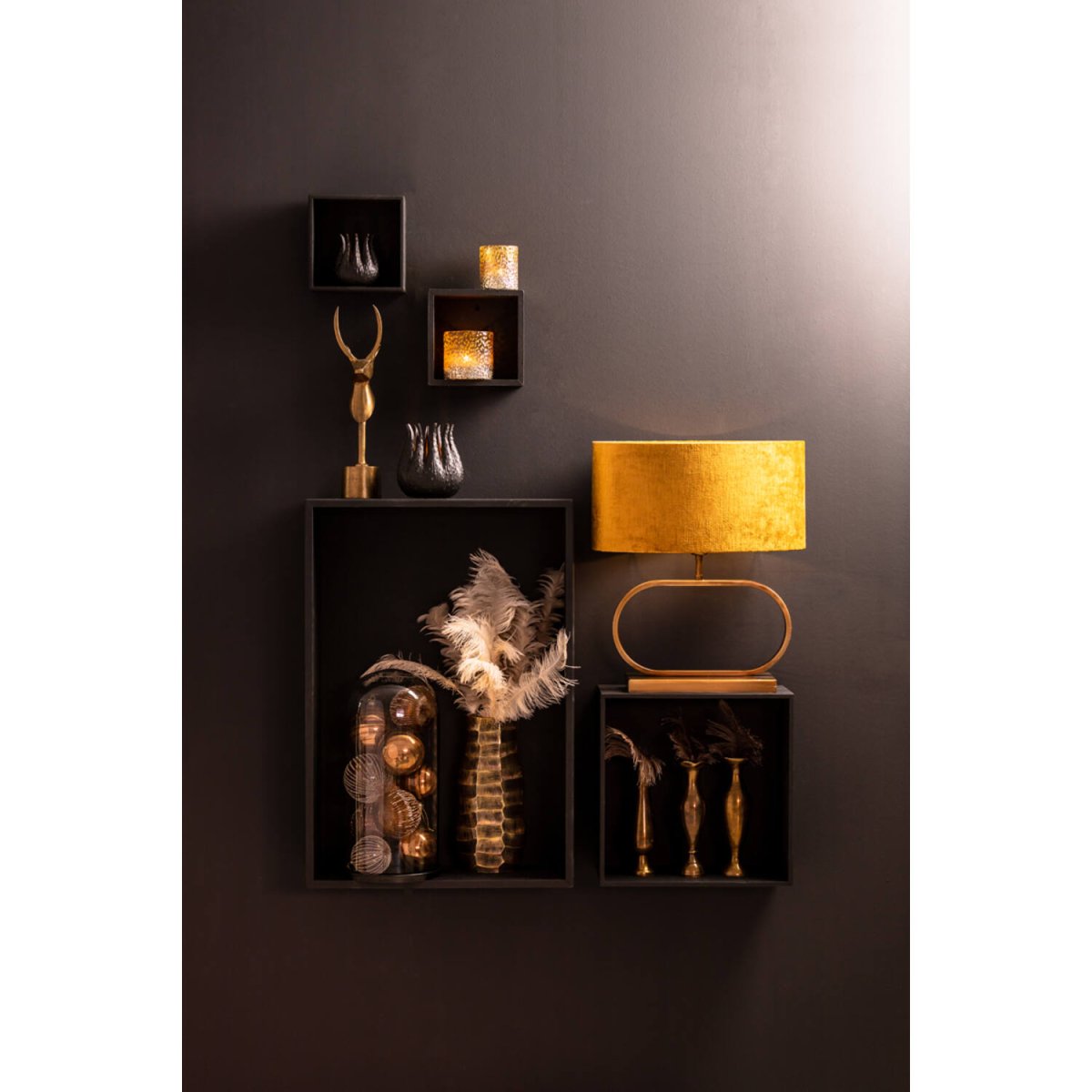 Jamiro 30cm Bronce base de lámpara De Light & Living - 