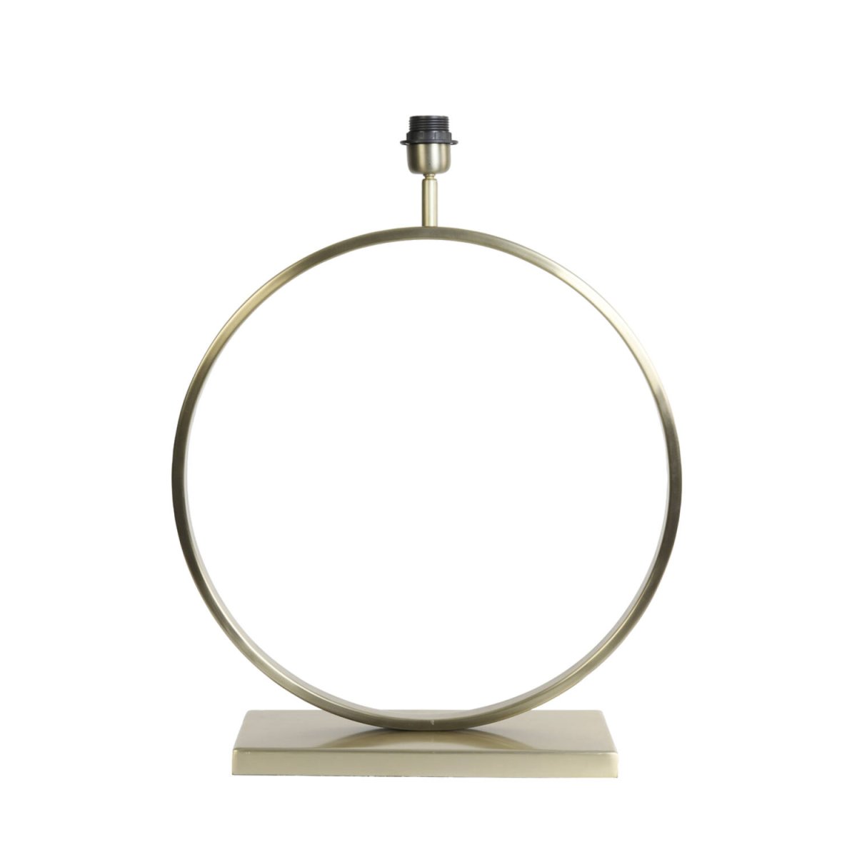 Liva 62cm Oro base de lámpara De Light & Living - La superficie dorada clara refleja la luz de forma hermosa, creando una atmósfera cálida y acogedora.