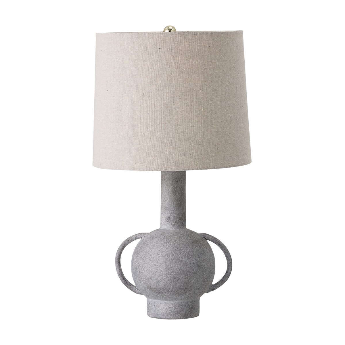 Kean 58cm Gris lámpara de mesa De Bloomingville - La l&aacute;mpara de mesa Kean es una vers&aacute;til l&aacute;mpara de terracota con una elegante forma n&oacute;rdica y un hermoso tono gris que se integra en la mayor&iacute;a de los espacios.