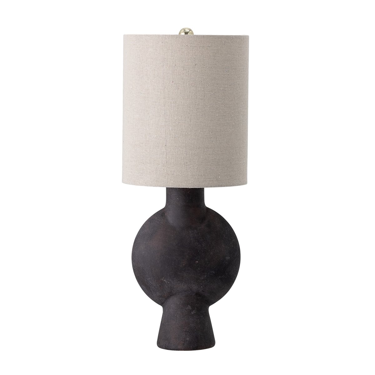Sergio 55cm Marrón lámpara de mesa De Bloomingville - La l&aacute;mpara de mesa Sergio de Bloomingville es vers&aacute;til y elegante, con una forma minimalista inspirada en el dise&ntilde;o n&oacute;rdico.