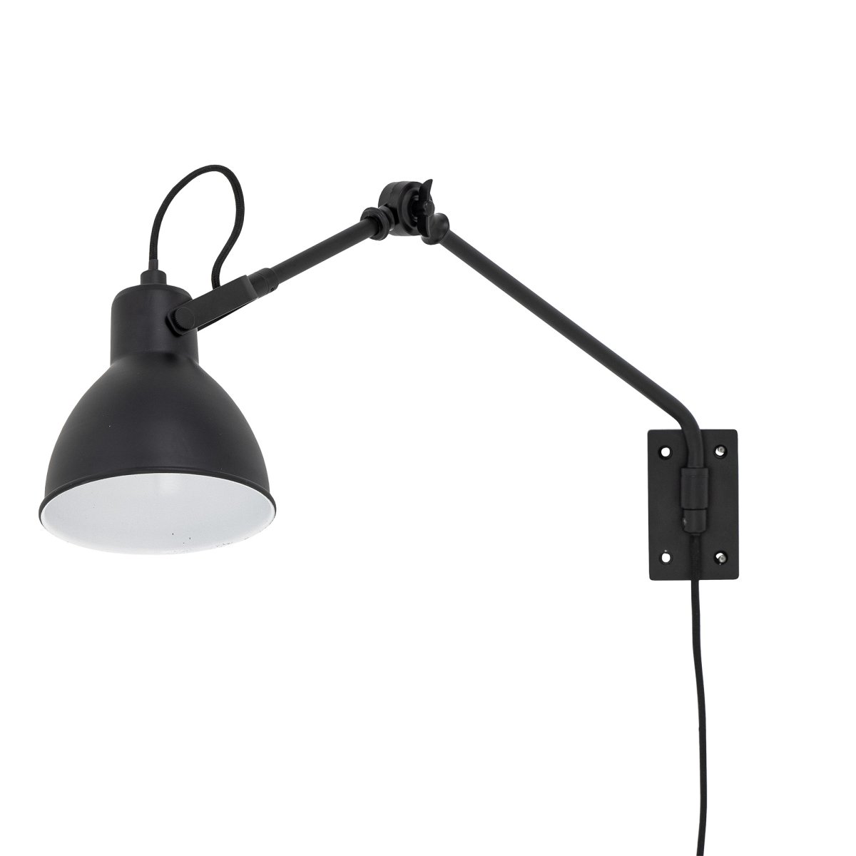 Jili 53cm Negro lámpara de lectura De Bloomingville - Jili combina funcionalidad con una forma sencilla y elegante: una soluci&oacute;n inteligente para una luz enfocada y estilo a la vez.