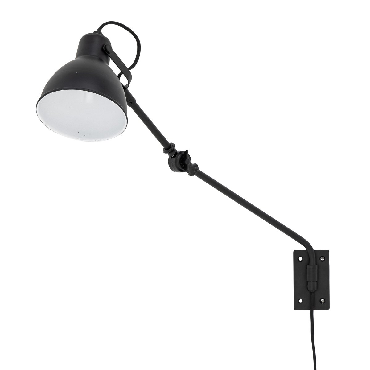 Jili 53cm Negro lámpara de lectura De Bloomingville - Jili combina funcionalidad con una forma sencilla y elegante: una soluci&oacute;n inteligente para una luz enfocada y estilo a la vez.