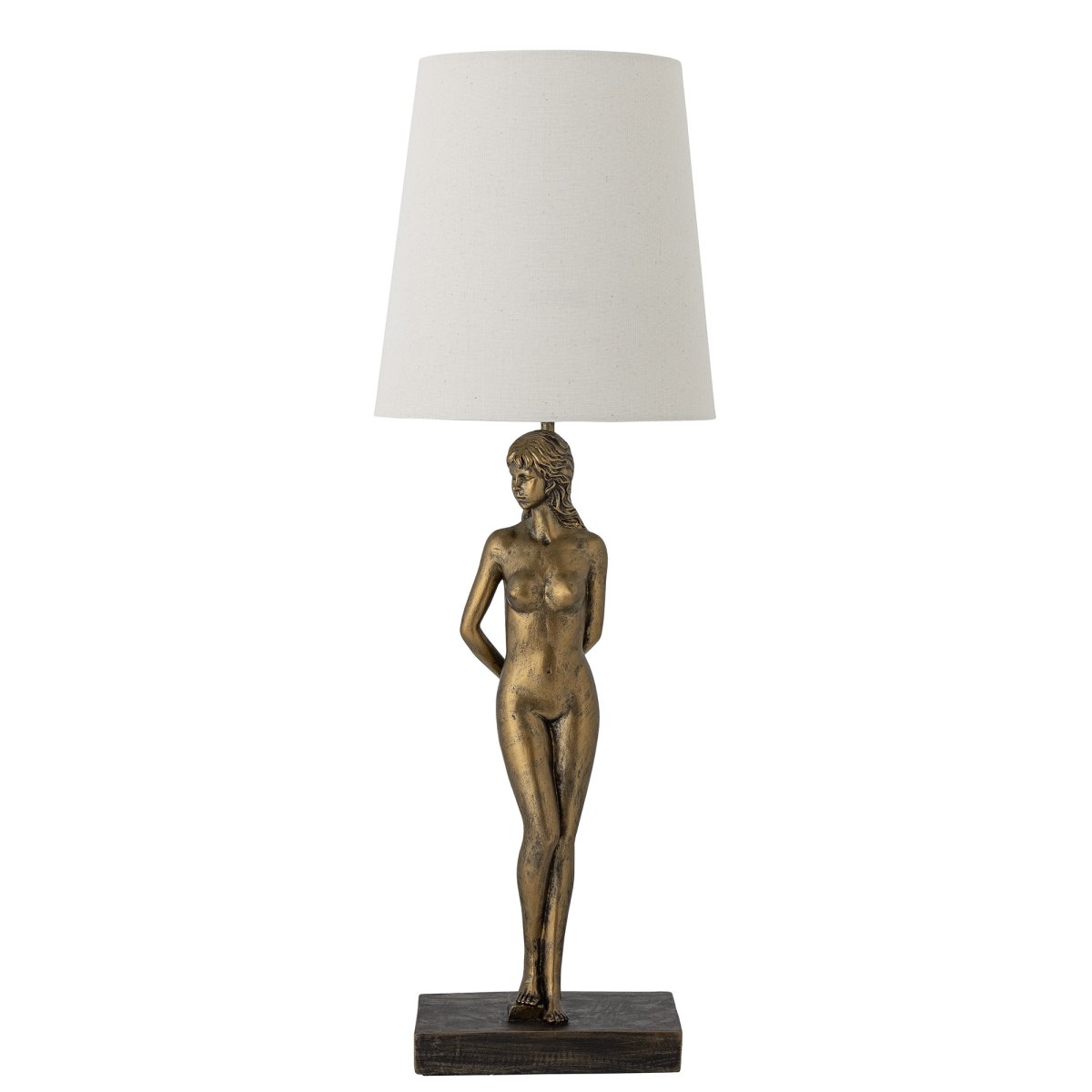Fabiana 70cm Latón lámpara de mesa De Bloomingville - Son precisamente estos detalles los que personalizan un hogar, y con Fabiana, obtienes una iluminaci&oacute;n funcional y un elemento decorativo que a&ntilde;ade un toque relajado y alegre al ambiente.