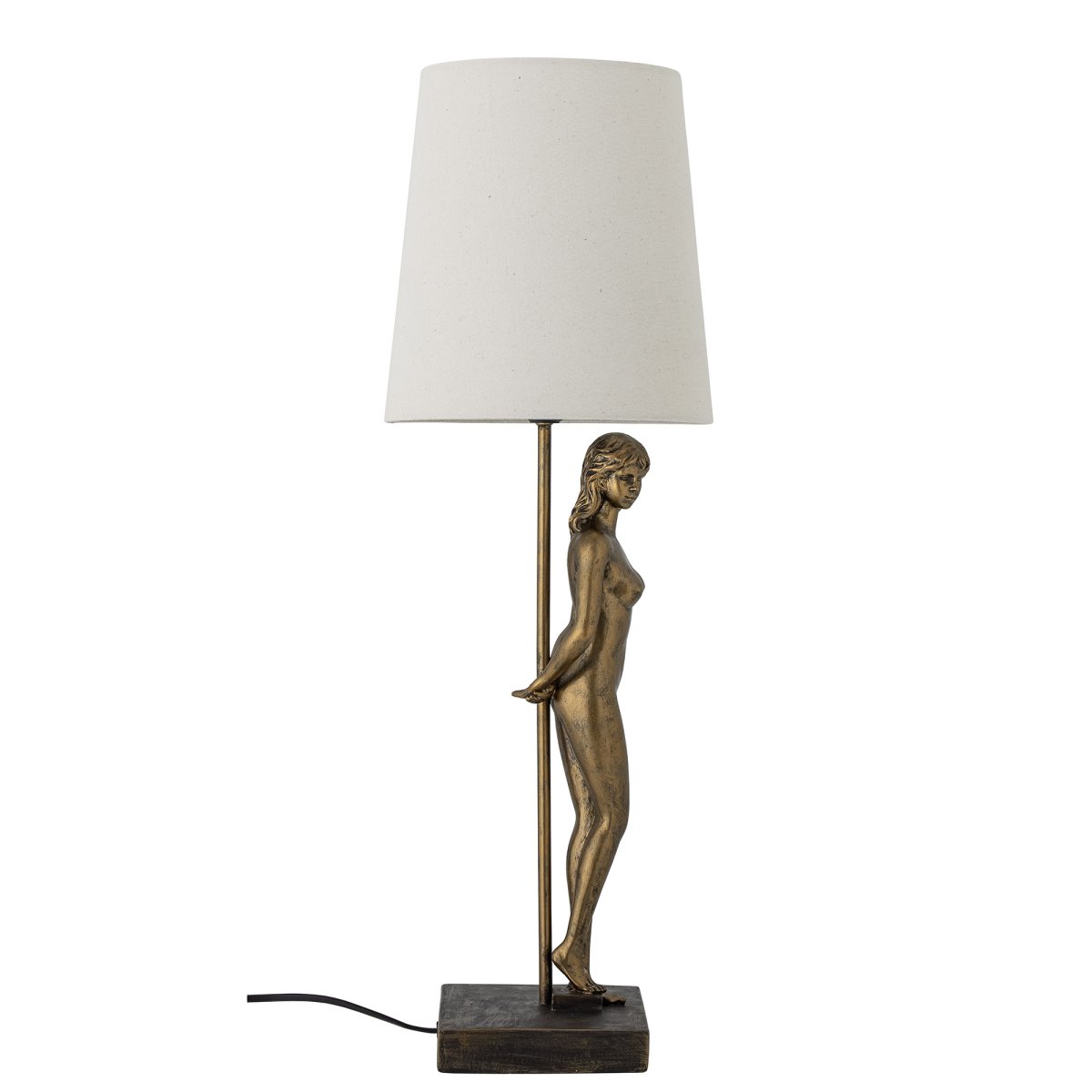 Fabiana 70cm Latón lámpara de mesa De Bloomingville - Son precisamente estos detalles los que personalizan un hogar, y con Fabiana, obtienes una iluminaci&oacute;n funcional y un elemento decorativo que a&ntilde;ade un toque relajado y alegre al ambiente.