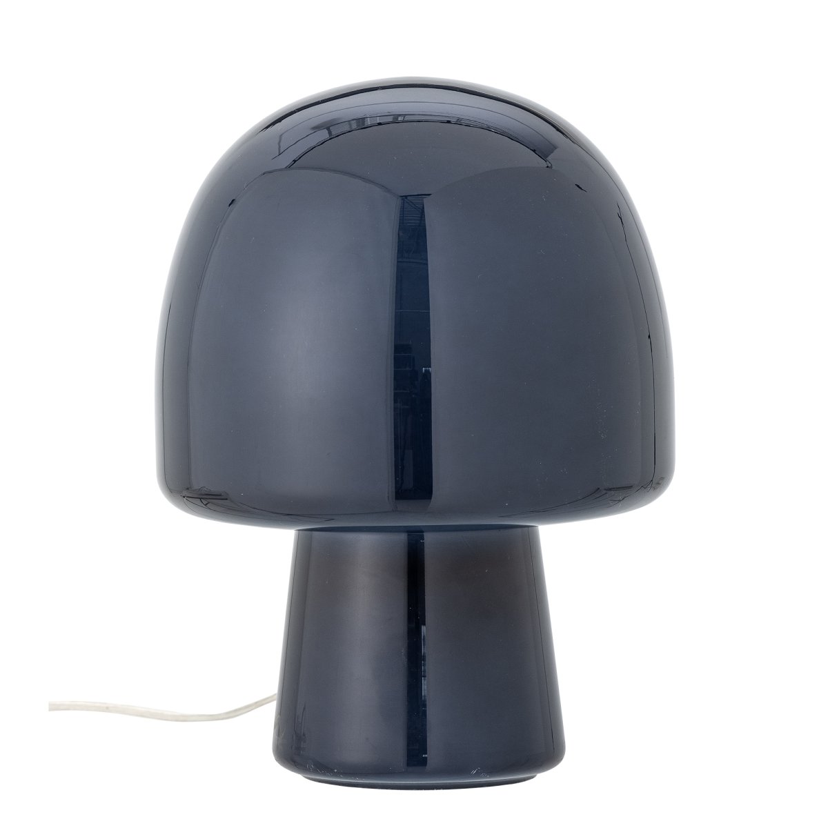 Paddy 26cm Azul lámpara de mesa De Bloomingville - La l&aacute;mpara de mesa Paddy de Bloomingville est&aacute; hecha de vidrio azul oscuro y tiene una forma encantadora que aporta elegancia y personalidad a cualquier habitaci&oacute;n.