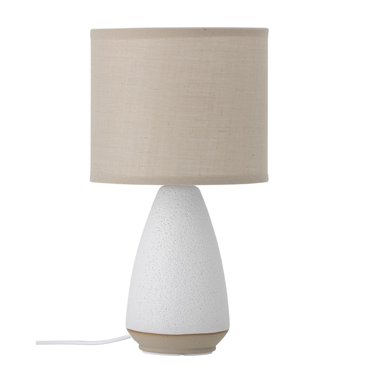 Paprica 28cm Blanco lámpara de mesa De Bloomingville - Perfecta para una estanter&iacute;a, un estante o como una peque&ntilde;a luz de noche junto a la cama: un detalle decorativo que, a pesar de su peque&ntilde;o tama&ntilde;o, proporciona una luz agradable y mucha personalidad.
