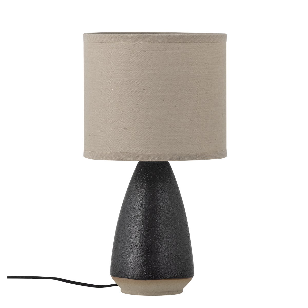Paprica 28cm Negro lámpara de mesa De Bloomingville - Perfecta para una estanter&iacute;a, un estante o como una peque&ntilde;a luz de noche junto a la cama: un detalle decorativo que, a pesar de su peque&ntilde;o tama&ntilde;o, proporciona una luz agradable y mucha personalidad.