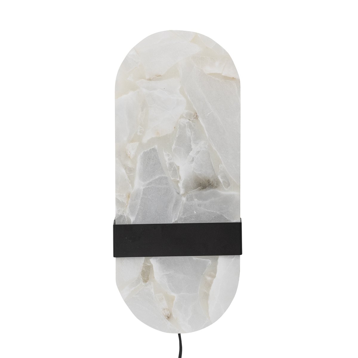 Taco 38cm Blanco lámpara de pared De Bloomingville - Cuenta con dos fuentes de luz, una hacia arriba y otra hacia abajo, que proporcionan una distribuci&oacute;n de la luz armoniosa y equilibrada.