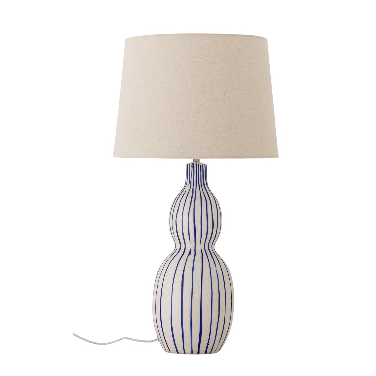 Gavisa 68cm Azul lámpara de mesa De Bloomingville - La l&aacute;mpara de mesa Gavisa es un elemento de decoraci&oacute;n de interiores elegante y &uacute;nico que aporta car&aacute;cter y estilo a su hogar.