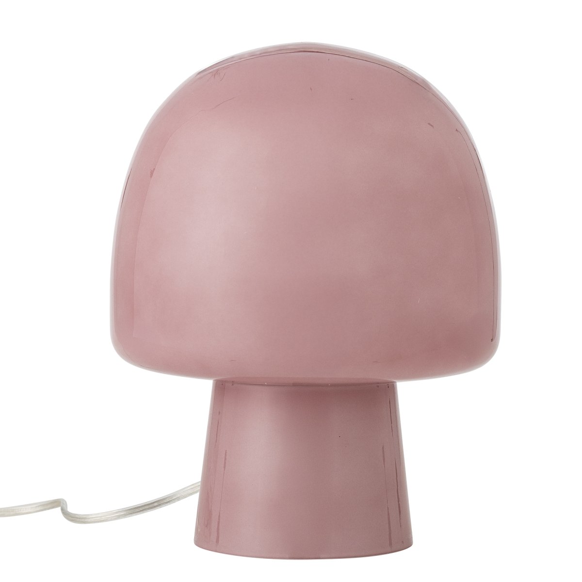 Paddy 26cm Rosa lámpara de mesa De Bloomingville - La l&aacute;mpara de mesa Paddy de Bloomingville est&aacute; hecha de vidrio rosa y tiene una forma encantadora que aporta elegancia y personalidad a cualquier habitaci&oacute;n.