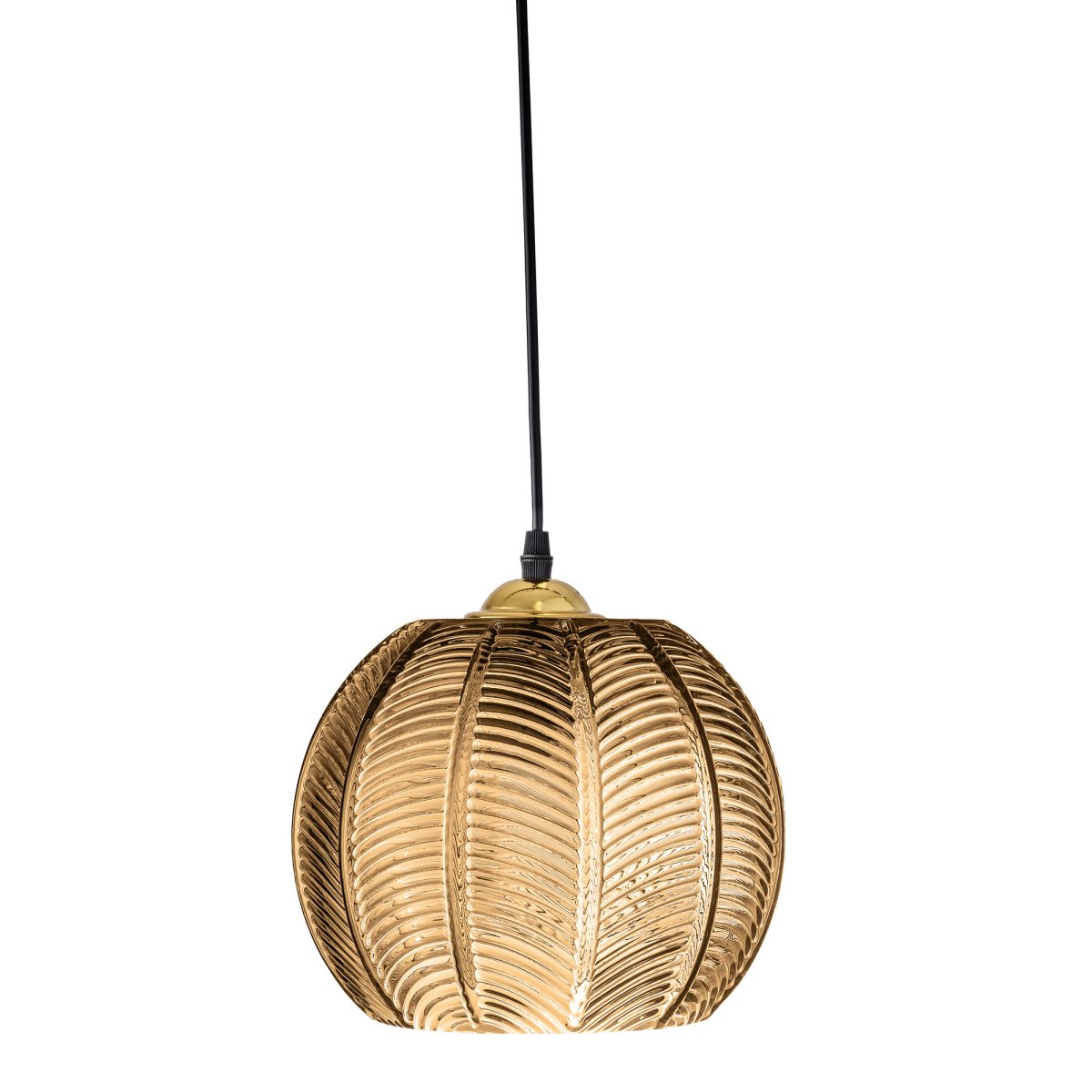 Adar Ø22 Marrón Lámpas de techo De Bloomingville - La combinaci&oacute;n de negro y dorado le confiere un toque exclusivo y decorativo que complementa diversos estilos de interior.