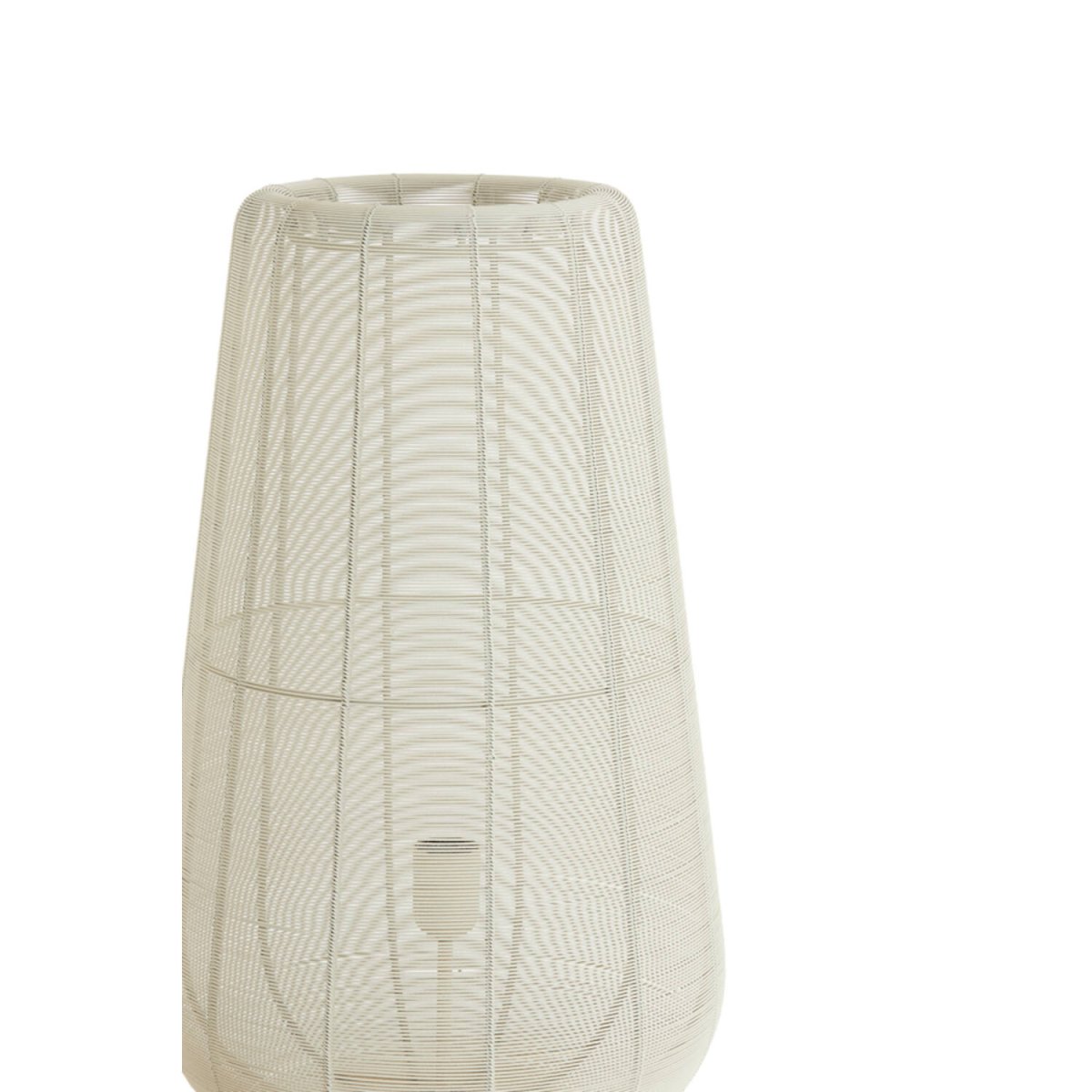 Adeta 135cm Blanco cremoso lámpara de pie De Light & Living - 