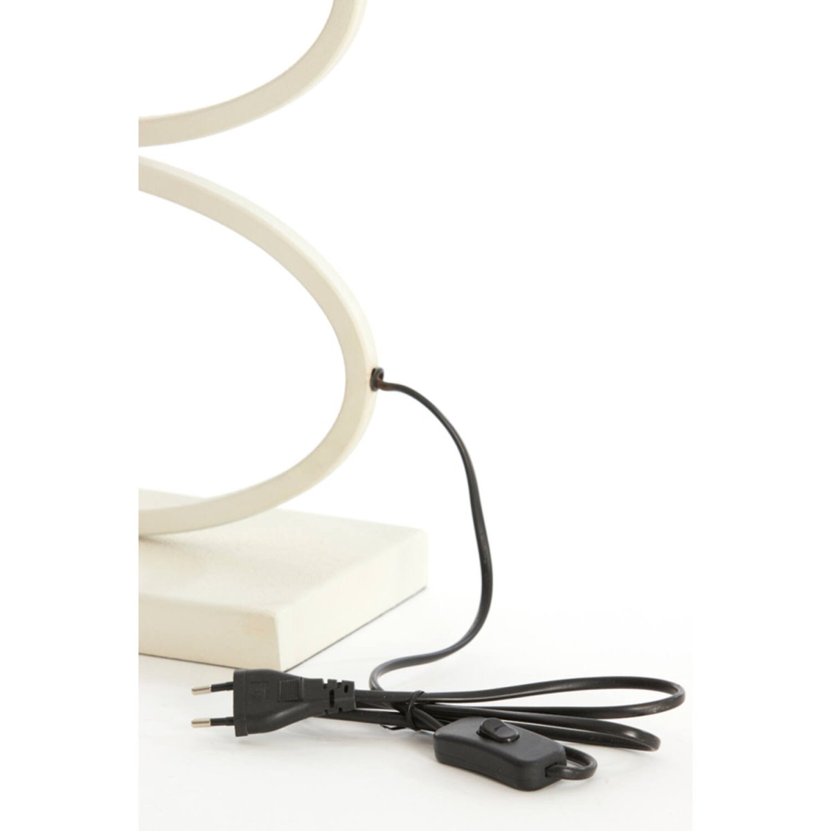 Stelius 60cm Blanco cremoso base de lámpara De Light & Living - 