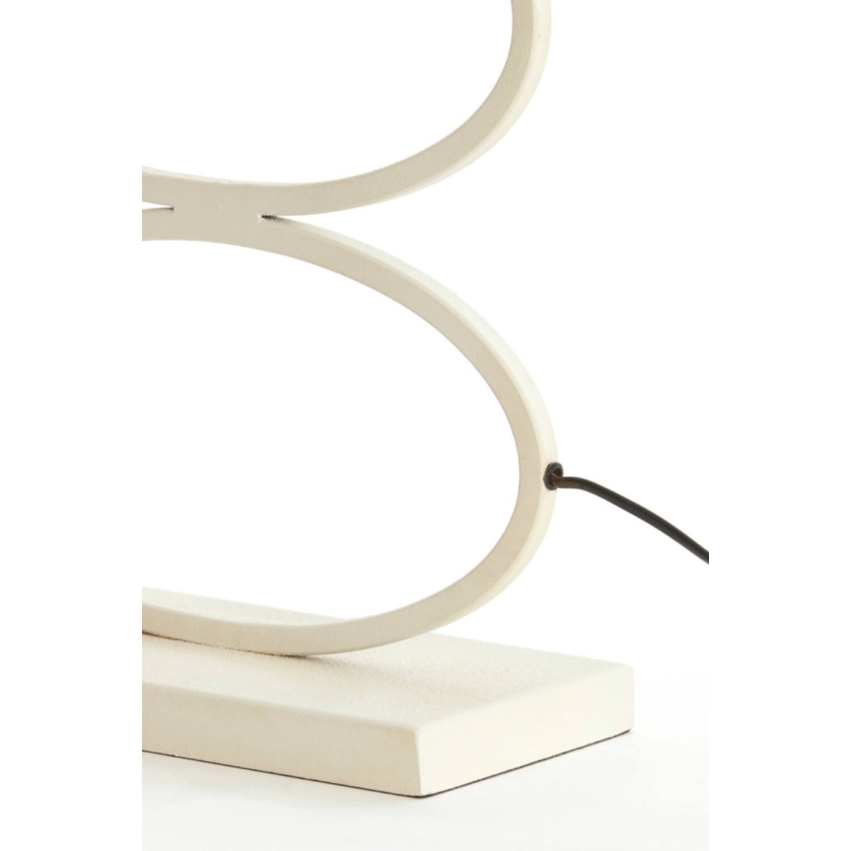 Stelius 42cm Blanco cremoso base de lámpara De Light & Living - 