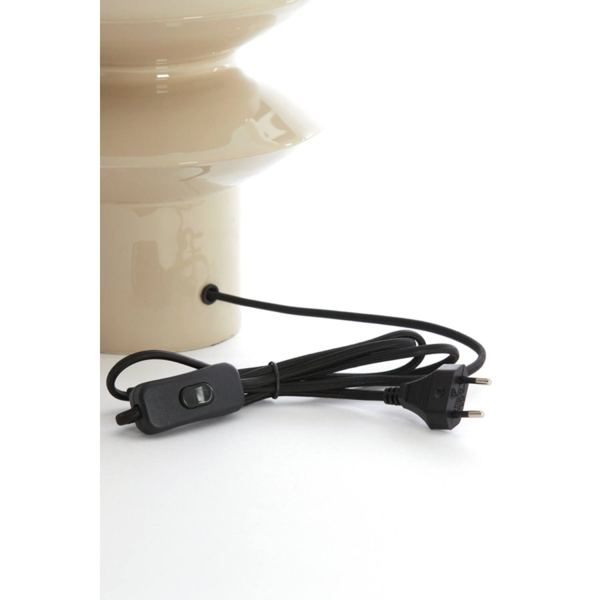 Petch 26cm Grisáceo base de lámpara De Light & Living - 