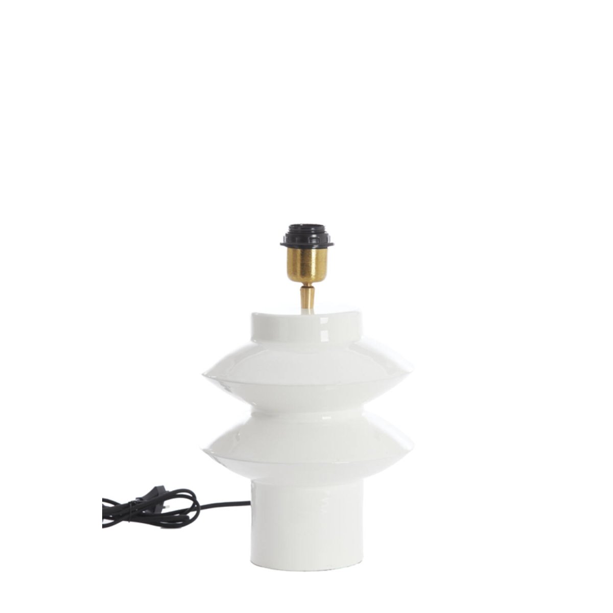 Petch 26cm Blanco base de lámpara De Light & Living - 