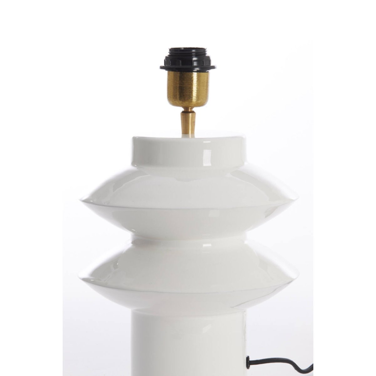 Petch 26cm Blanco base de lámpara De Light & Living - 