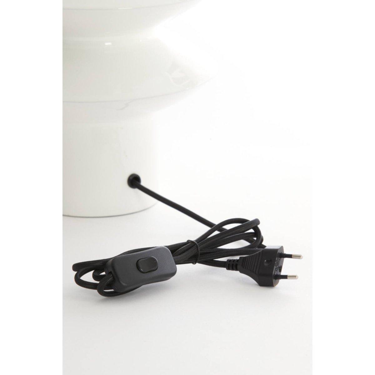 Petch 26cm Blanco base de lámpara De Light & Living - 