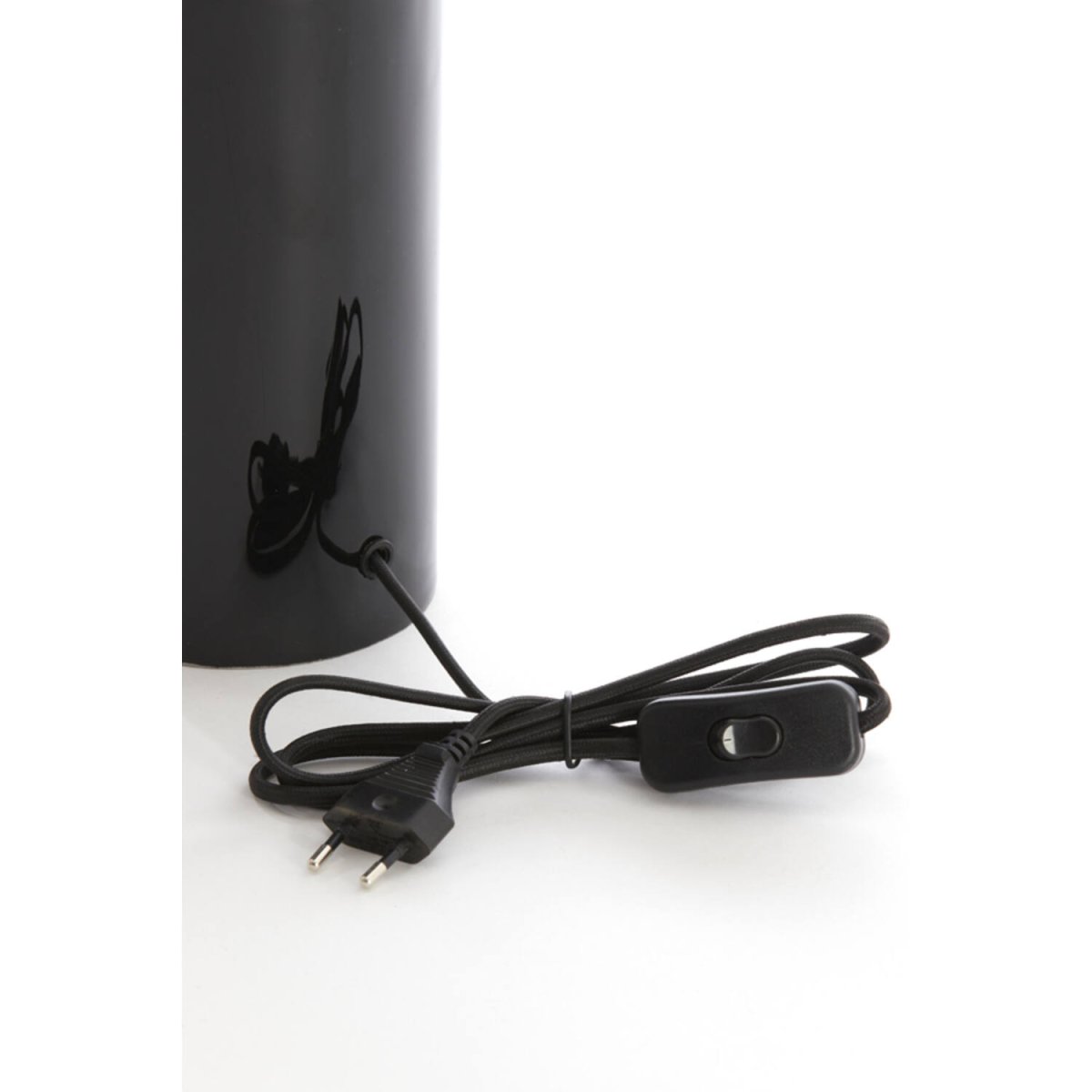 Petch 40cm Negro base de lámpara De Light & Living - 
