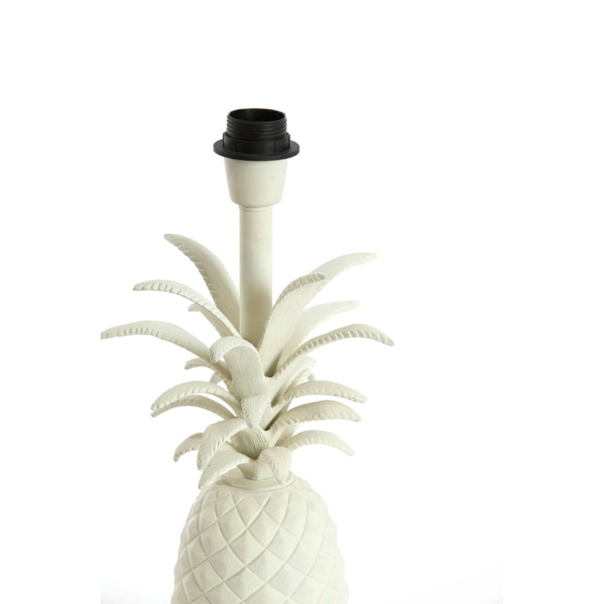 Pineapple 37cm Blanco cremoso base de lámpara De Light & Living - 