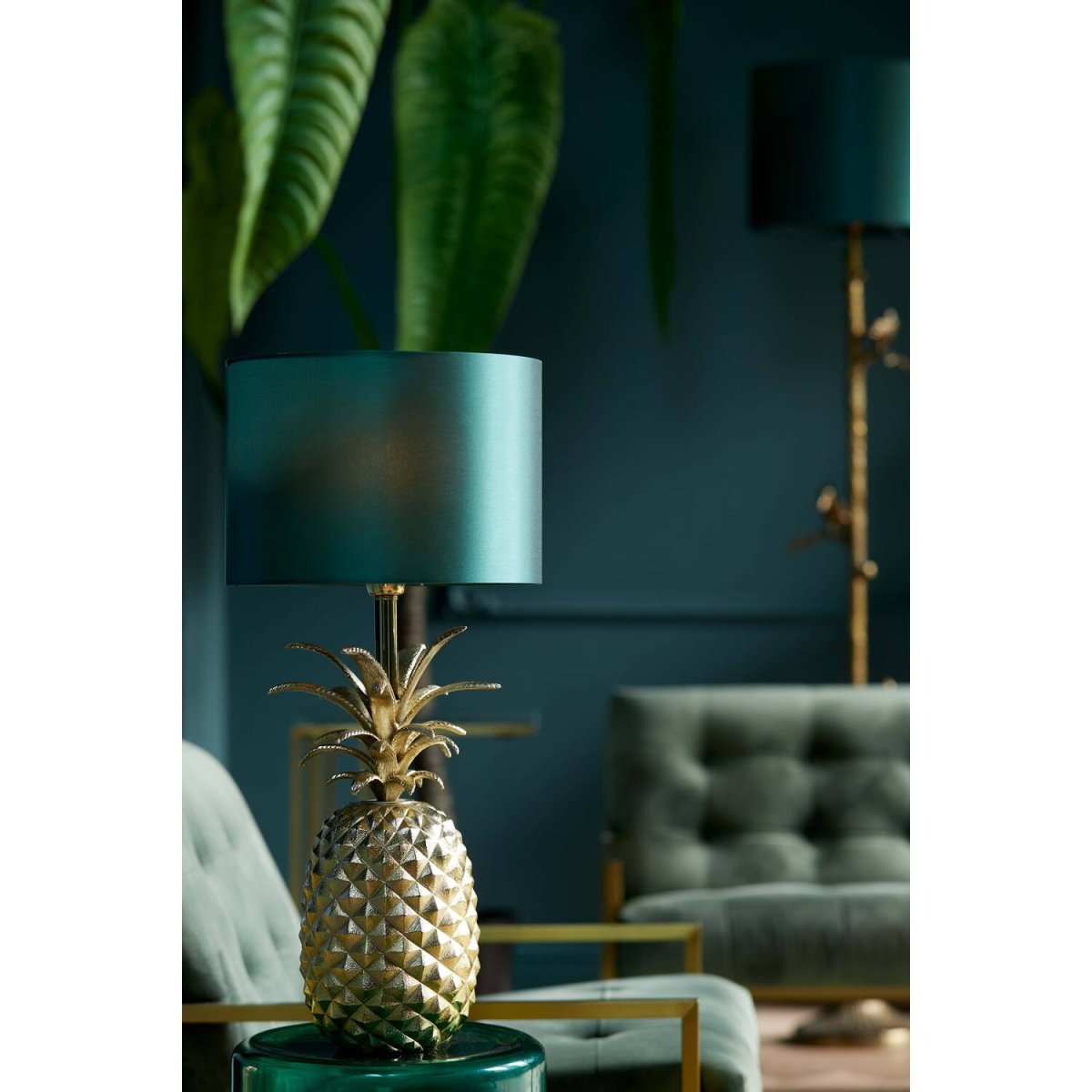 Pineapple 37cm Oro base de lámpara De Light & Living - 