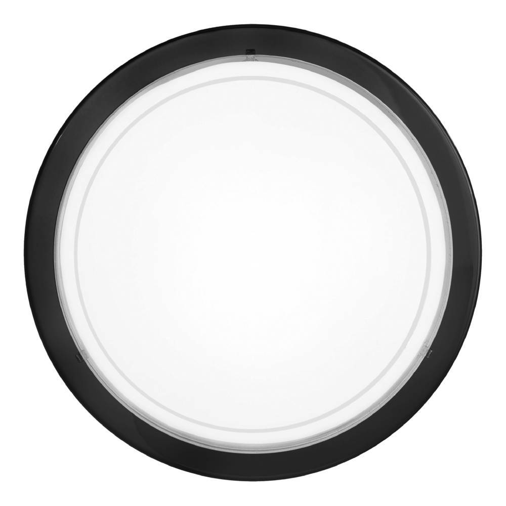 Planet Ø30 Negro plafón De Eglo - La tecnolog&iacute;a LED incorporada proporciona una iluminaci&oacute;n energ&eacute;ticamente eficiente, mientras que su perfil bajo hace que la l&aacute;mpara sea ideal tanto para techos bajos como altos.
