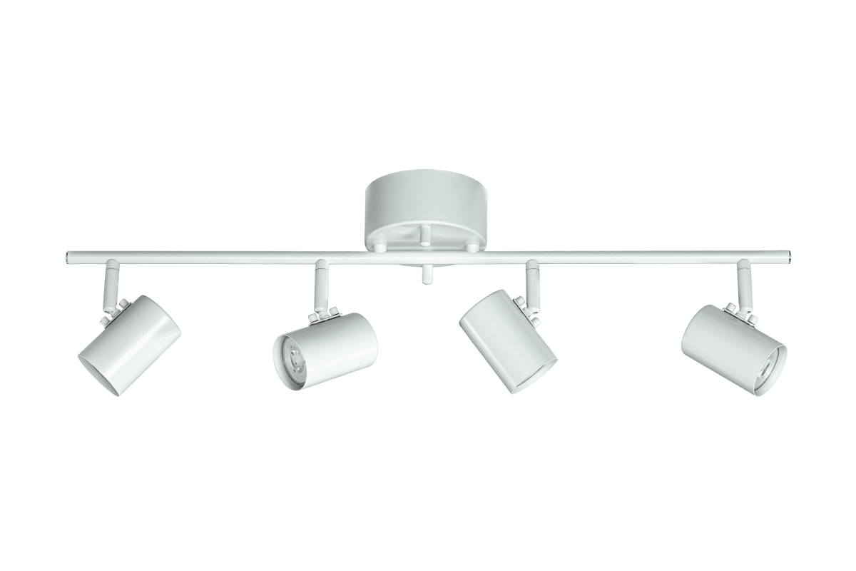 Hugin 4 Blanco foco de techo De Aneta Lighting - Se puede combinar ventajosamente con nuestras otras lámparas de la familia Hugin.