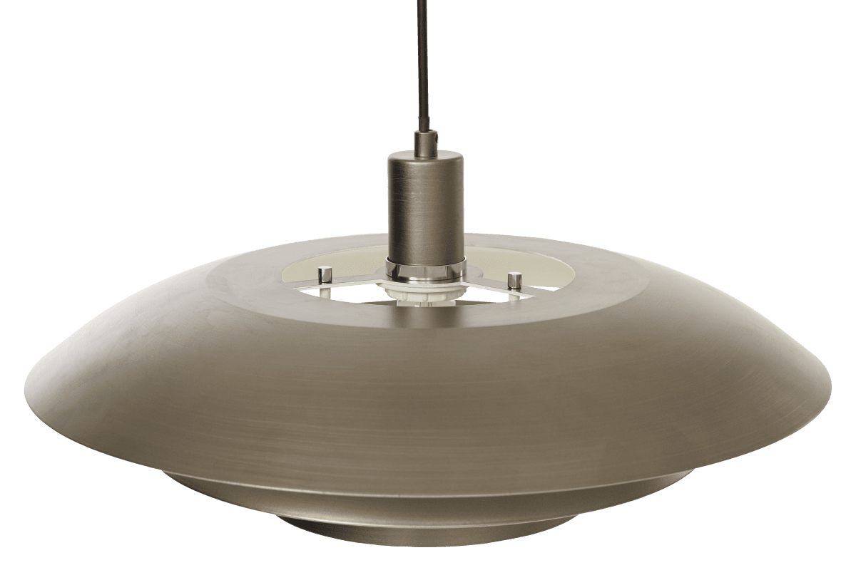 Epsilon 1 Ø45 Estaño Lámpas de techo De Aneta Lighting - L&aacute;mpara de techo con gancho de suspensi&oacute;n fabricada en pl&aacute;stico blanco.