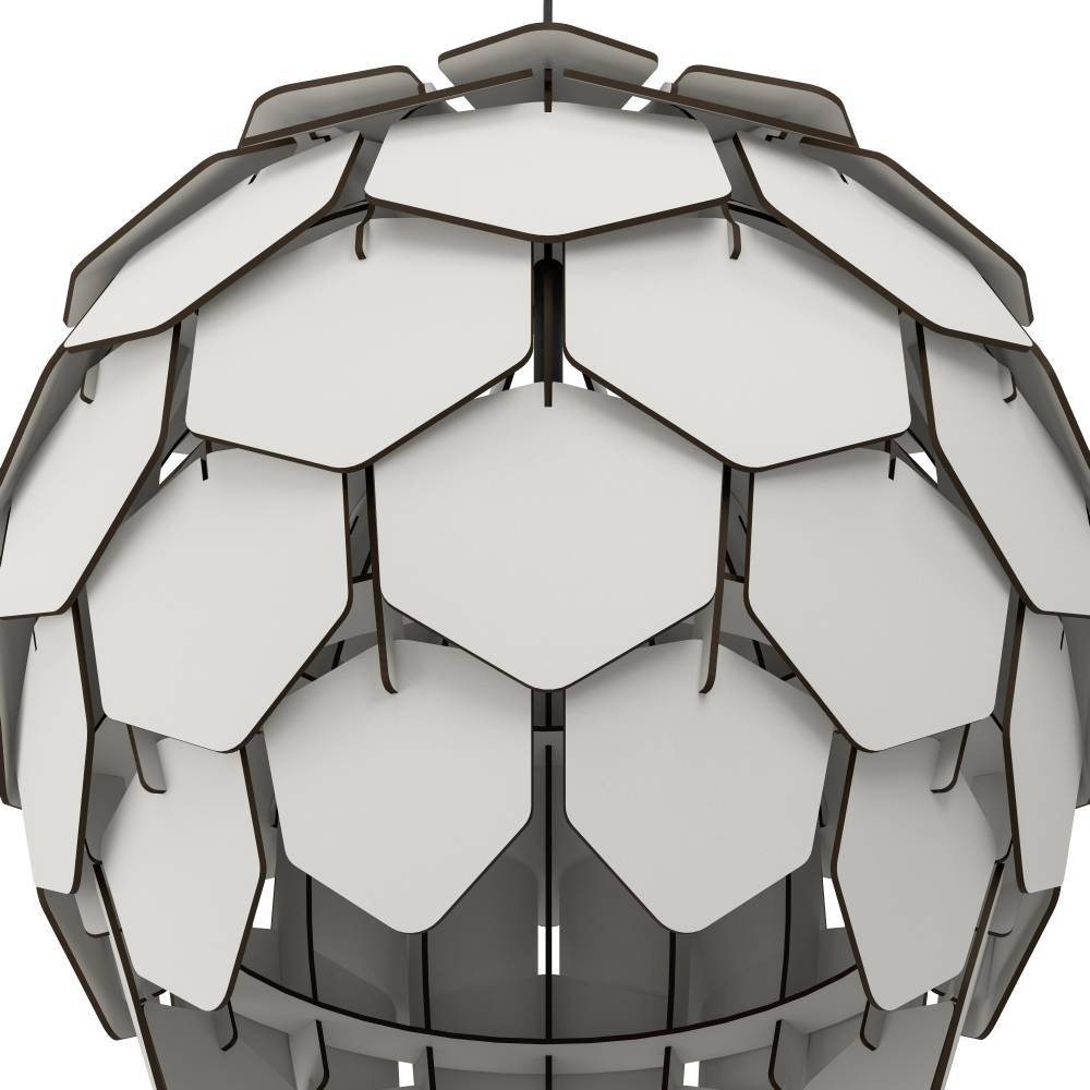 Mattanza Ø50 Gris Lámpas de techo De Eglo - Gracias a su diseño moderno, la lámpara se adapta tanto a espacios modernos como minimalistas y crea una atmósfera emocionante y elegante.